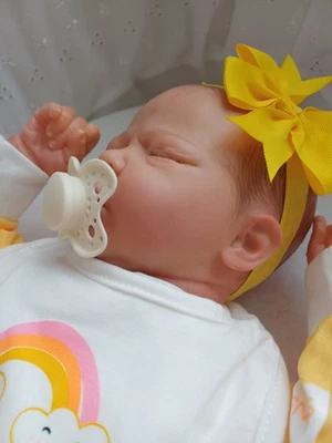 Realborn Summer Rain Ethnic Bountiful Baby Kit Painted By Lambtails Reborns. - Image 1 of 4