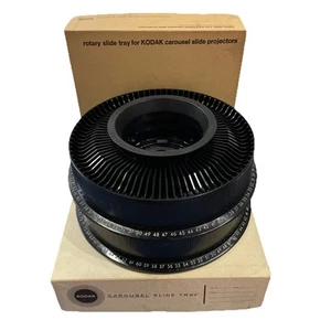 Set Of 2 Kodak Carousel Slide Trays, 80 Slides Each,Original Box and Slide Sheet - Picture 1 of 4