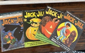 4 Vintage 1964 - 1967 Jack and Jill Halloween Magazines Children’s Book - Picture 1 of 8