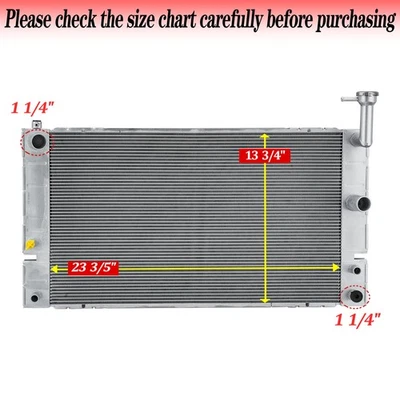 Aluminum Radiator Fit 2004-2009 06 07 Toyota Prius 1.5L l4 Full Hybrid EV-GAS MT Foto 1 de 4