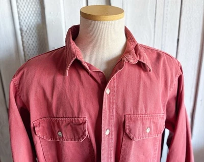 Camisa De Colección Cabela’s Sidney Etiqueta NE Hecha en EE. UU. Sarga Rusa Rara 2XL Foto 1 de 4