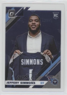 2019 Panini Donruss Optic Rookies Jeffery Simmons #108 Rookie RC - Image 1 of 2