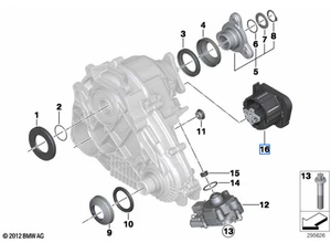 Genuine BMW X5 X6 E70 E71 F15 F16 - Transfer Box Case Bush Mount - 22316864675 - Picture 1 of 6