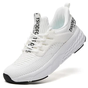 Womens Slip On Running Shoes Non Slip Walking Shoes Lightweight Gym Workout P... - Picture 1 of 6