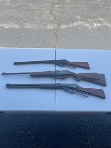 (3) DAISY BB Gun Rifles Model No. 111, Powerline 881, Model 105B (ALL UNTESTED) - Picture 1 of 18