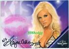 2008 Benchwarmer Limited Kiss Blue Foil Autograph Auto: Kayla Collins #4/5