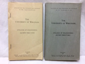 Vtg 1923 1928 University Of Wisconsin College Of Engineering Alumni Directory - Picture 1 of 12