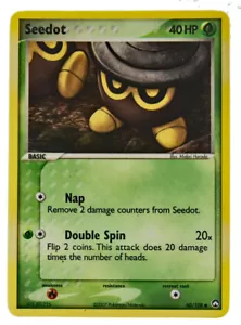 Seedot 60/108 Common Non Holo EX Power Keepers quasi nuovo+ con spedizione eBay - Foto 1 di 3