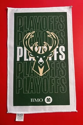 MILWAUKEE BUCKS 2021 2022 Playoff Juego 3 Toalla Rally NBA Baloncesto SGA Celtics Foto 1 de 4