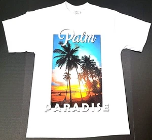 CALI T-shirt California Palm Paradise Urban Streetwear Men's Tee White New - Picture 1 of 2