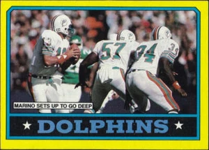 1986 Topps #44 - Dan Marino Dolphins - Bild 1 von 2