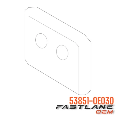 Almohadilla forro guardabarros izquierdo/derecho Lexus RX350/450H 2010-2015 NUEVA OEM 53851-0E030 Foto 1 de 4