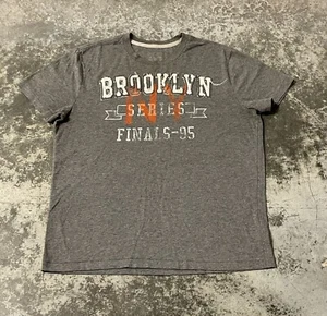 Men’s Brooklyn Series Finals 95’ Gray T-Shirt Adult Size Large - Picture 1 of 8