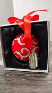 Pandora 2017 Christmas Ornament Schmuckschatulle Rot Emaille - Bild 1 von 7