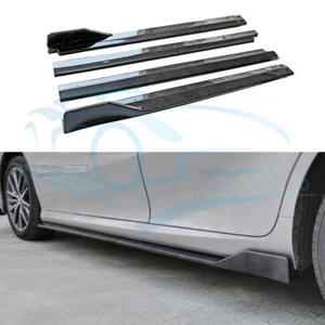 Alerón de faldón inferior lateral aspecto fibra de carbono ABS para Toyota Camry 2025-2027 p 4 piezas - Imagen 1 de 5