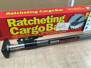 **KEEPER RATCHETING CARGO BAR PICKUPS SUVS 40"to 70"SWIVEL RUBBER PADS NIB - Picture 1 of 8