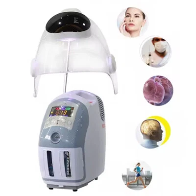 Oxygen Mist Therapy Oxygen Facial System With Led Light Foto 1 de 4