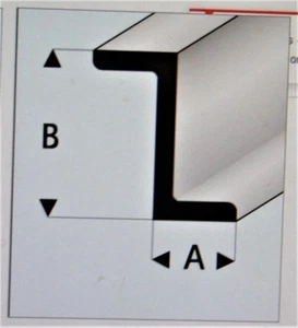 MAQUETT 418-51/3 white Styrene Z-beam 3mm x 2mm / 0.118"x 0.080" x 330mm X5 - Picture 1 of 1