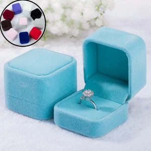 Velvet Jewelry Gift Box Ring Earring Necklace Bracelet Storage Packaging Case# ♪ - Picture 1 of 25