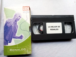 RONALDO LOS ACES DE LA LIGA TAPE VHS SPANISH FOOTBALL AS BOAT - Picture 1 of 5