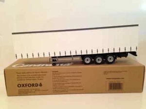 OXFORD CARARAMA CR027 1/50 MODERN TRAILER WHITE - Picture 1 of 5