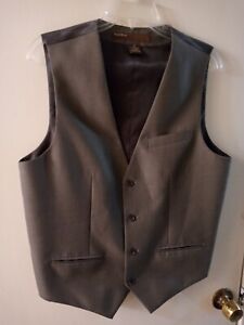Perry Ellis Gently Used Dark Gray Size Medium Vest See Pictures