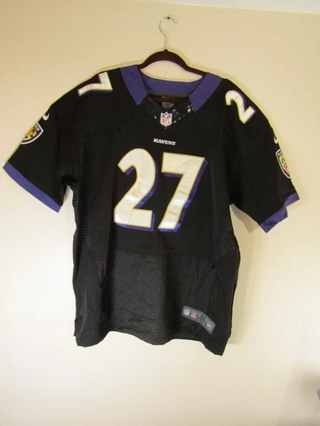 NFL Baltimore Ravens Jersey Ray Rice #27 Purple/Black Size 52 Reebok Cover