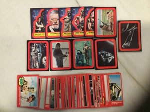 1977 Topps Star Wars SERIES 2 (Red) Complete 66 Card & 11 Stickers Set (67-132) - Picture 1 of 3