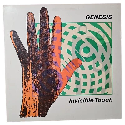 Genesis Invisible Touch  1986 Vintage Embossed Cover Vinyl LP Record Nm - Image 1 of 4