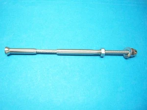 316 Stainless Steel Cable Railing Ending Fitting & Stemball (Wood) Set, 3/16" - Picture 1 of 1