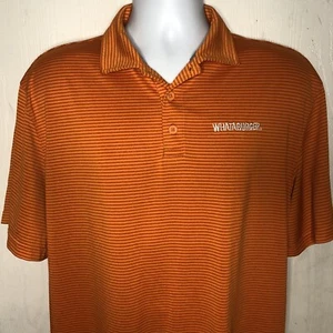 Whataburger Mitarbeiter Uniform Poloshirt Unisex Large Kurzarm Orange - Bild 1 von 9