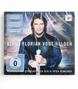SEALED KLAUS FLORIAN VOGT Helden Mozart Wagner Weber… CD+DVD DELUXE MINT - Imagen 1 de 1