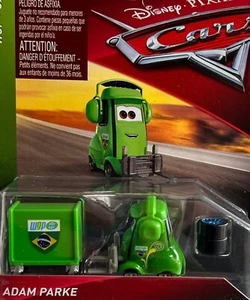 DISNEY PIXAR CARS "ADAM PARKE", CARLA VELOSO'S PIT CREW, NEW IN PACKAGE, SHIP WW - Picture 1 of 3