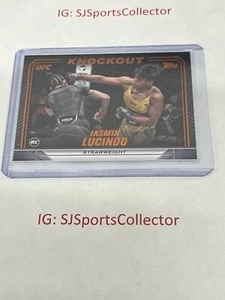 2024 TOPPS KNOCKOUT UFC #73 Iasmin Lucindo Orange RC Rookie One Per Box SSP - Picture 1 of 2