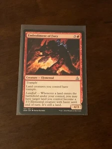 Magic the Gathering Oath of the Gatewatch Embodiment of Fury - Picture 1 of 2