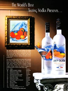 GREY GOOSE VODKA AD #19 RARE OOP  - Picture 1 of 2