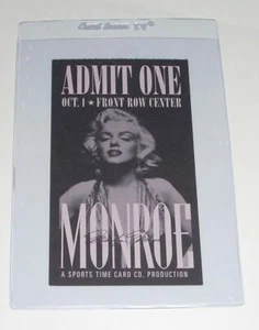 1993 Sports Time MARILYN MONROE The Diamond Card Admit One PROMO 3 x 5,5 Rare - Bild 1 von 2