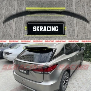 Rear Roof Spoiler Wing Fit For Lexus RX350 450h 16-22 Glossy Black/Carbon Fiber - Picture 1 of 31