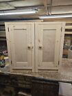 CHEAPEST on  EBAY 2 one door solid wood kitchen cabinets 