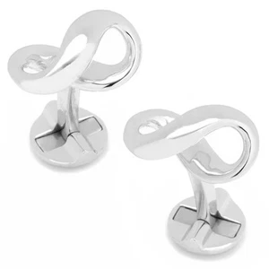Infinity Symbol Cufflinks - Picture 1 of 6