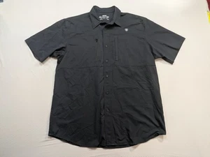 ARIAT VentTEK Hemd Erwachsene schwarz große Knopfleiste Western tailliert Herren klassische Passform - Bild 1 von 10