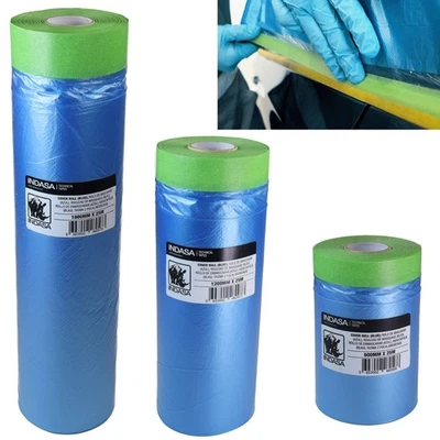 Cinta de cubierta Indasa 25 m 60/120/180 cm Cover Rolls lámina de cubierta crepé de pintor cinta adhesiva