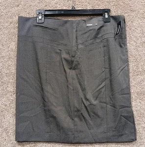 Neu mit Etikett Express Damenrock Größe 12 grau Taschen vorne Bleistiftrock - Bild 1 von 6