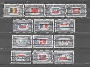 OREGON Precancels: Full Set of Overrun Countries Issue - Picture 1 of 1