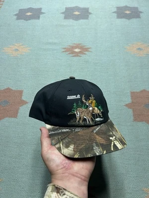 Sombrero SnapBack marca k vintage gorra ciervo camuflaje bordado granja Foto 1 de 4