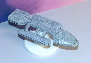 KONAMI BATTLESTAR GALACTICA CLASSIC BATTLESTAR ACROPOLIS 4" MINIATUR mit STÄNDER - Bild 1 von 9