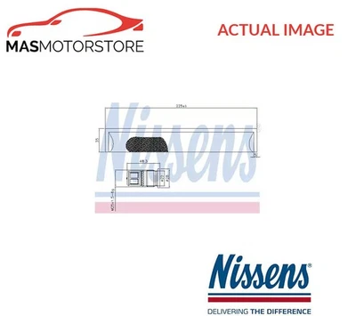 A/C AIR CONDITIONING DRYER NISSENS 95576 FOR SMART FORFOUR 1.1L,1.3L,1.5L - Image 1 of 4