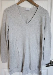 Women's Sweater OLD NAVY Pullover Tunic Light Gray Knit Medium M Lightweight  - Picture 1 of 12