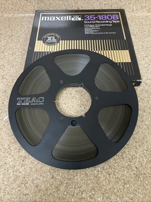 (1) Carrete original vintage TEAC RE-1003 B (NEGRO) 10,5" x 1/4". Foto 1 de 3