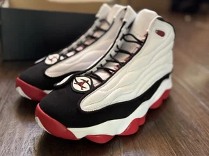 NUOVO! NIKE Air Jordan Pro Strong bianco/rosso palestra (DC8418 116), uomo taglia 11 nuovo con scatola! - Foto 1 di 8